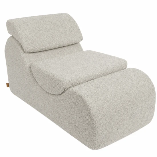 Pohodlné kresielko pre deti Wave Lounger Boucle – MeowBaby WLBOB01