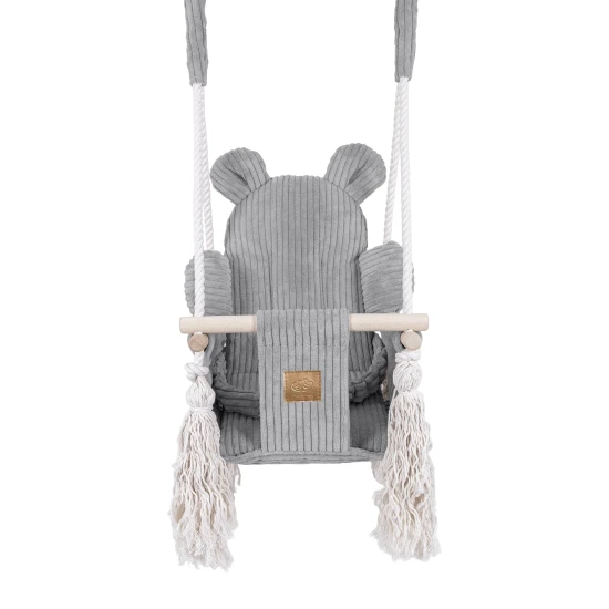 Interiérová hojdačka pre deti Bear Swing Aesthetic – MeowBaby AHBSB01