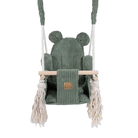Interiérová hojdačka pre deti Bear Swing Aesthetic – MeowBaby AHBSB01