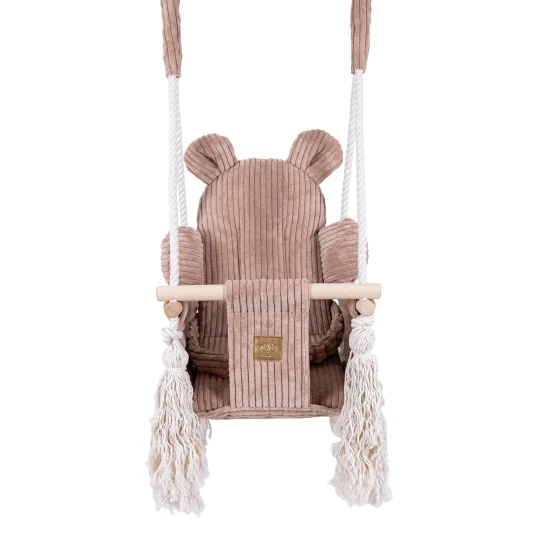 Interiérová hojdačka pre deti Bear Swing Aesthetic – MeowBaby AHBSB01