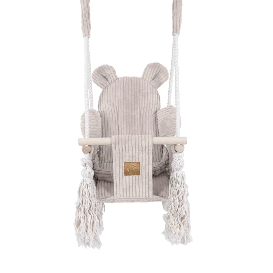 Interiérová hojdačka pre deti Bear Swing Aesthetic – MeowBaby AHBSB01