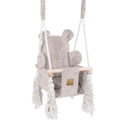 Interiérová hojdačka pre deti Bear Swing Aesthetic – MeowBaby AHBSB01