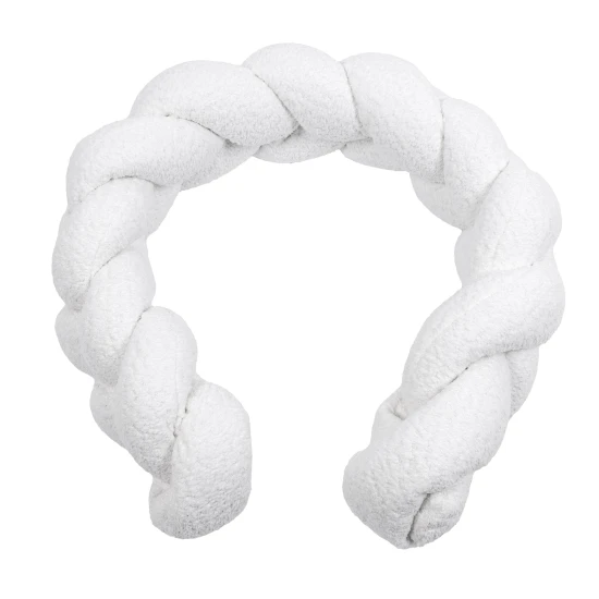 Pletený mantinel vrkoč do postieľky 150 cm Boucle – MeowBaby MBOWA0S93