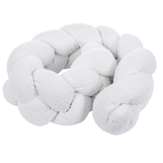 Pletený mantinel vrkoč do postieľky 150 cm Boucle – MeowBaby MBOWA0S93