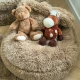 Sedací vak pre deti Sako Bag Teddy Mammoth – MeowBaby MMMPUSBT245
