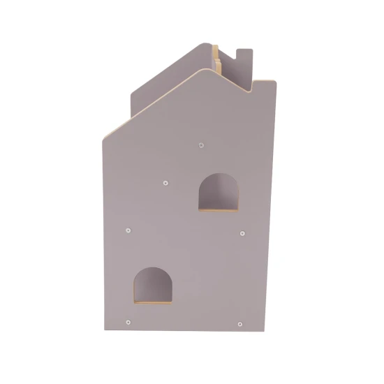 Montessori knižnica v tvare domčeka z MDF – MeowBaby MWORK048