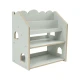 Montessori knižnica v tvare domčeka z MDF – MeowBaby MWORK048