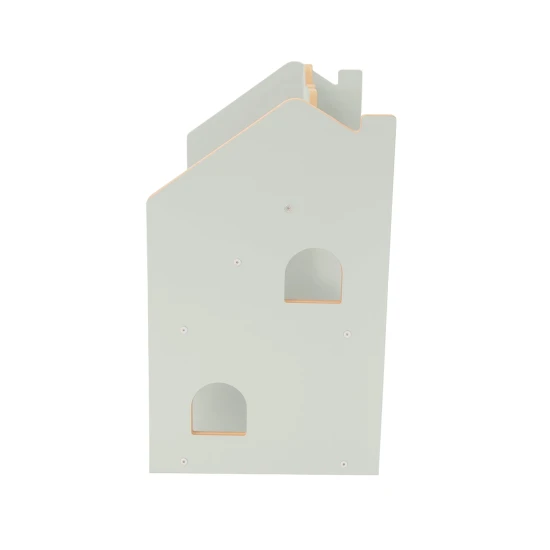 Montessori knižnica v tvare domčeka z MDF – MeowBaby MWORK048