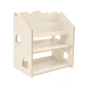 Montessori knižnica v tvare domčeka z MDF – MeowBaby MWORK048