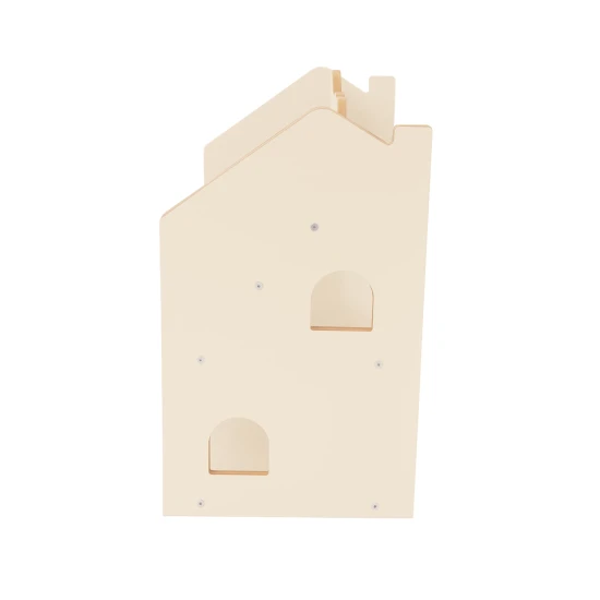 Montessori knižnica v tvare domčeka z MDF – MeowBaby MWORK048