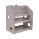 Montessori knižnica v tvare domčeka z MDF – MeowBaby MWORK048