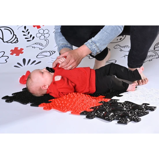 Sada ortopedických podložiek Baby čiernobiela MUFFIK MFK-023-3