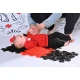 Sada ortopedických podložiek Baby čiernobiela MUFFIK MFK-023-3