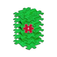 Sada ortopedických podložiek Had (zelená)