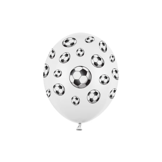 Balóny s futbalovými loptami na detskú oslavu malých futbalistov.
