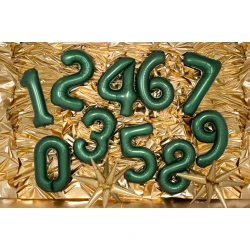 Balón Číslo 5 Tmavo zelený 86 cm