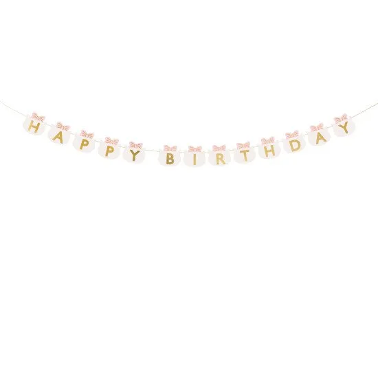 Girlanda Happy Birthady nesmie chýbať na žiadnej oslave.