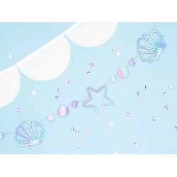 Girlanda Morská panna perleťová