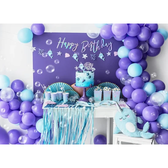 Girlanda Happy Birthday – Perleťová ozdoba na každú narodeninovú párty