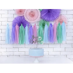 Rozety Yummy light pink 3 ks