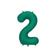 Balón Číslo 2 Tmavo zelený 86 cm