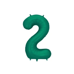Balón Číslo 2 Tmavo zelený 86 cm