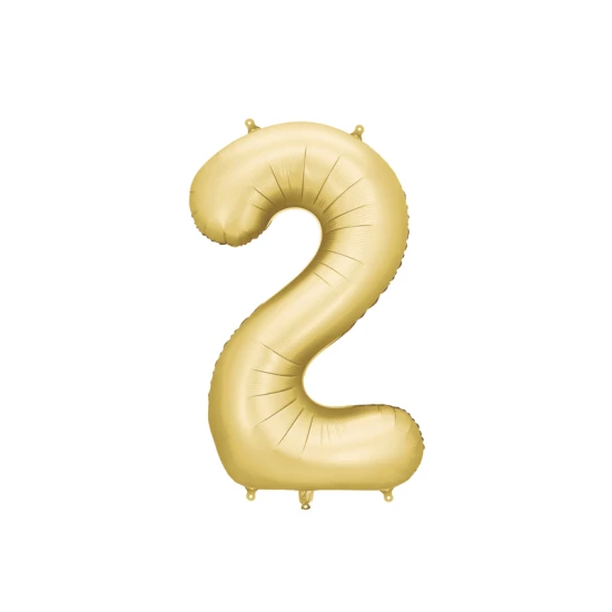 Elegantný balón na 2. narodeniny – v hlavnej úlohe zlatá