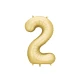 Elegantný balón na 2. narodeniny – v hlavnej úlohe zlatá