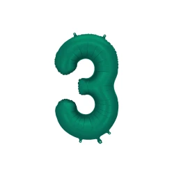 Balón Číslo 3 Tmavo zelený 86 cm