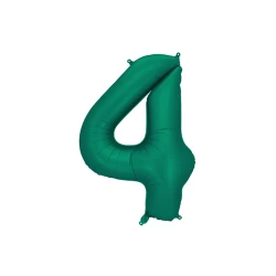 Balón Číslo 4 Tmavo zelený 86 cm