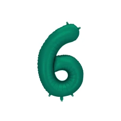 Balón Číslo 6 Tmavo zelený 86 cm