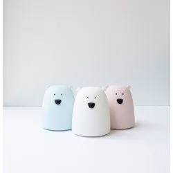 Detská dotyková lampa Malý medvedík Modrý