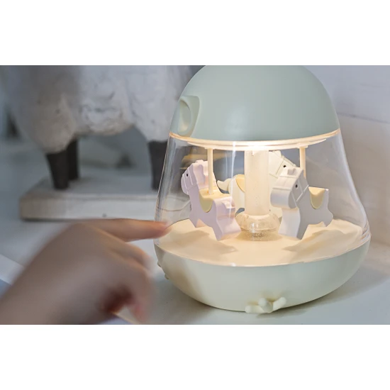 Kinderlicht mit Musik und Karussell Blau