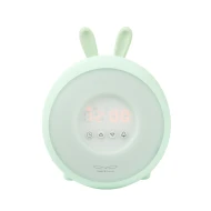 Budík so svetlom Zajačik Zelený