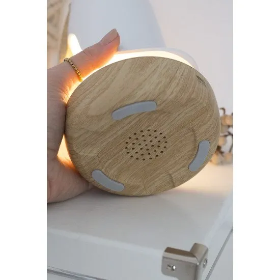 Detská lampa s reproduktorom Vtáčik Ružový