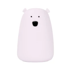 Detská dotyková lampa Veľký medvedík Fialový