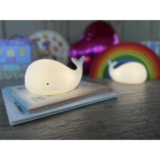 Detská dotyková lampa s diaľkovým ovládaním Veľryba