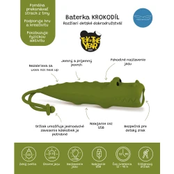 Detská baterka Krokodíl