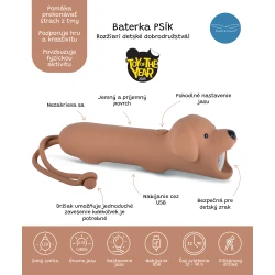 Detská baterka Psík