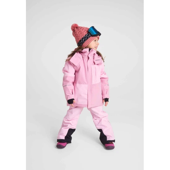 Reima Lyžiarske nohavice Proxima Grey Pink