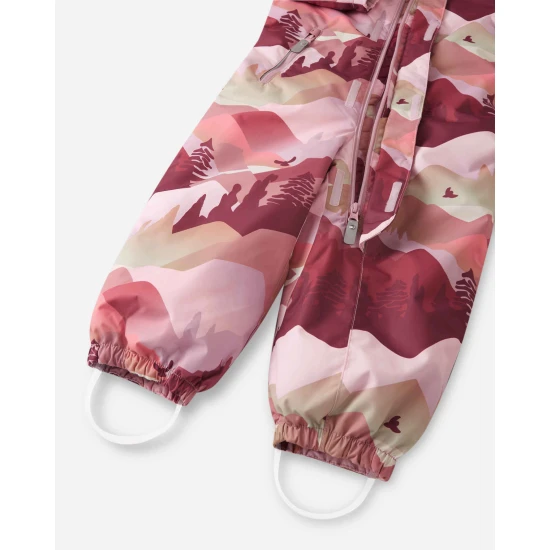 Reima Zimný overal Puhuri Grey Pink