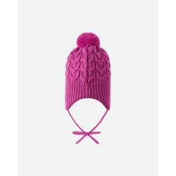 Pletená čiapka Paljakka Fucshia
