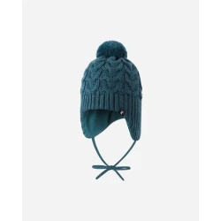 Pletená čiapka Paljakka Dark Teal