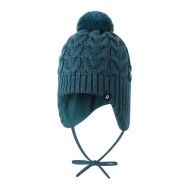 Pletená čiapka Paljakka Dark Teal