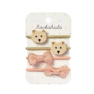 Gumičky do vlasov Medvedík 4 ks