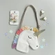 Kabelka Rainbow Unicorn – Sladká kabelka s trblietavou dúhou a zlatým rohom!