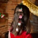 Gumičky do vlasov Veselý Santa 4 ks Gumičky do vlasov Veselý Santa 4 ks – Rockahula Kids X580
