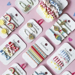 Sponky do vlasov Rainbow Shell 2 ks