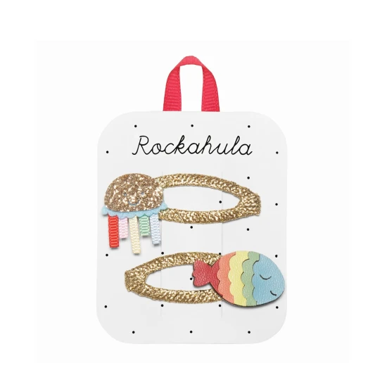 Sponky do vlasov Rainbow Sea Friends – Zázračné podmorské tvory s trblietkami na vlasy!