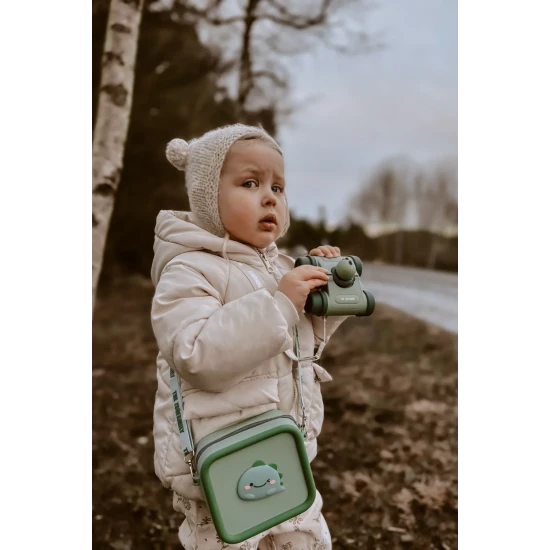 Silikónová taška pre bezpečné prenášanie fotoaparátu.